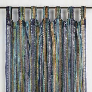Modcloth multi blue curtain